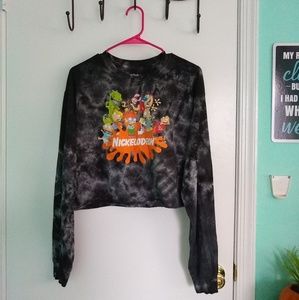 Nickelodeon long sleeve crop top